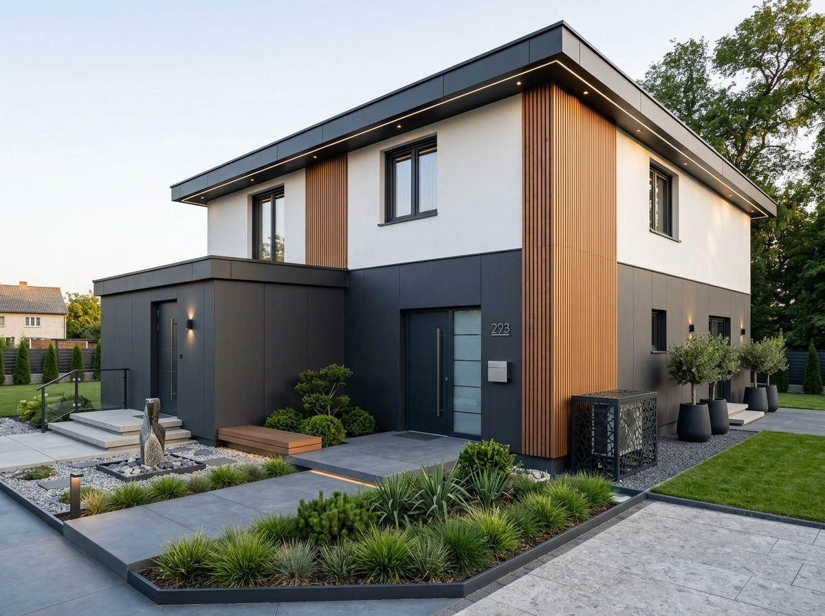 Contemporary Facade Facade design — facade photo by GenRoom AI