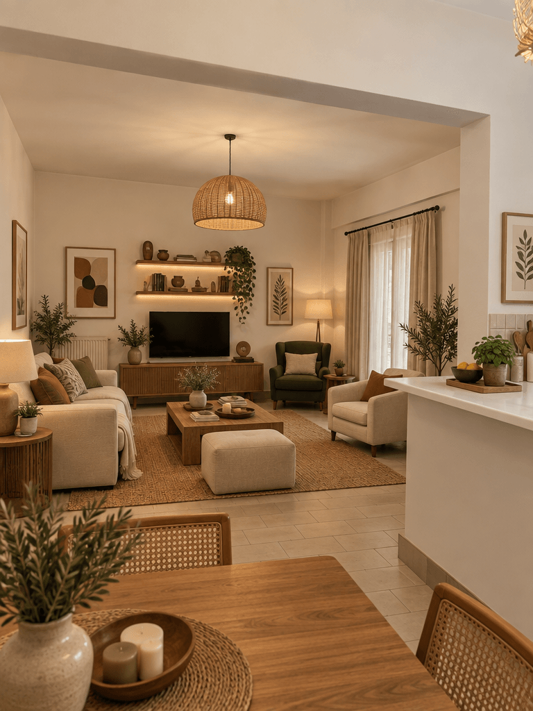 Interior design in Contemporary style — Living Room by GenRoom AI