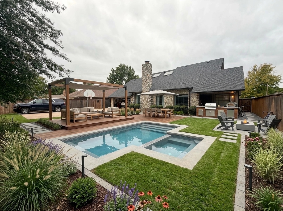 Contemporary Yard Yard design — yard photo by GenRoom AI