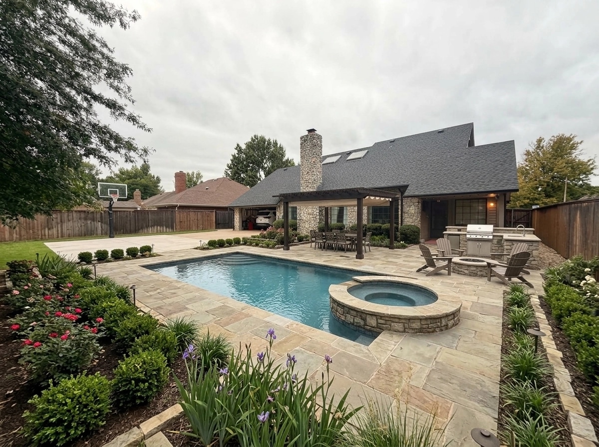 Classic Garden Yard design — yard photo by GenRoom AI