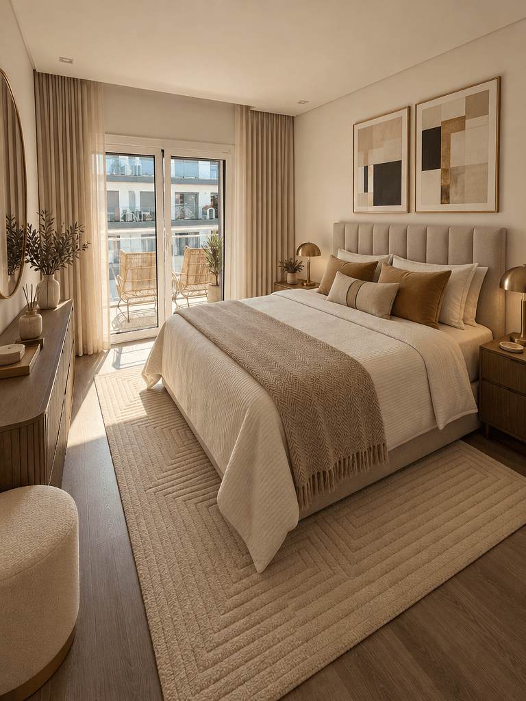 Art Deco Bedroom design — interior photo by GenRoom AI