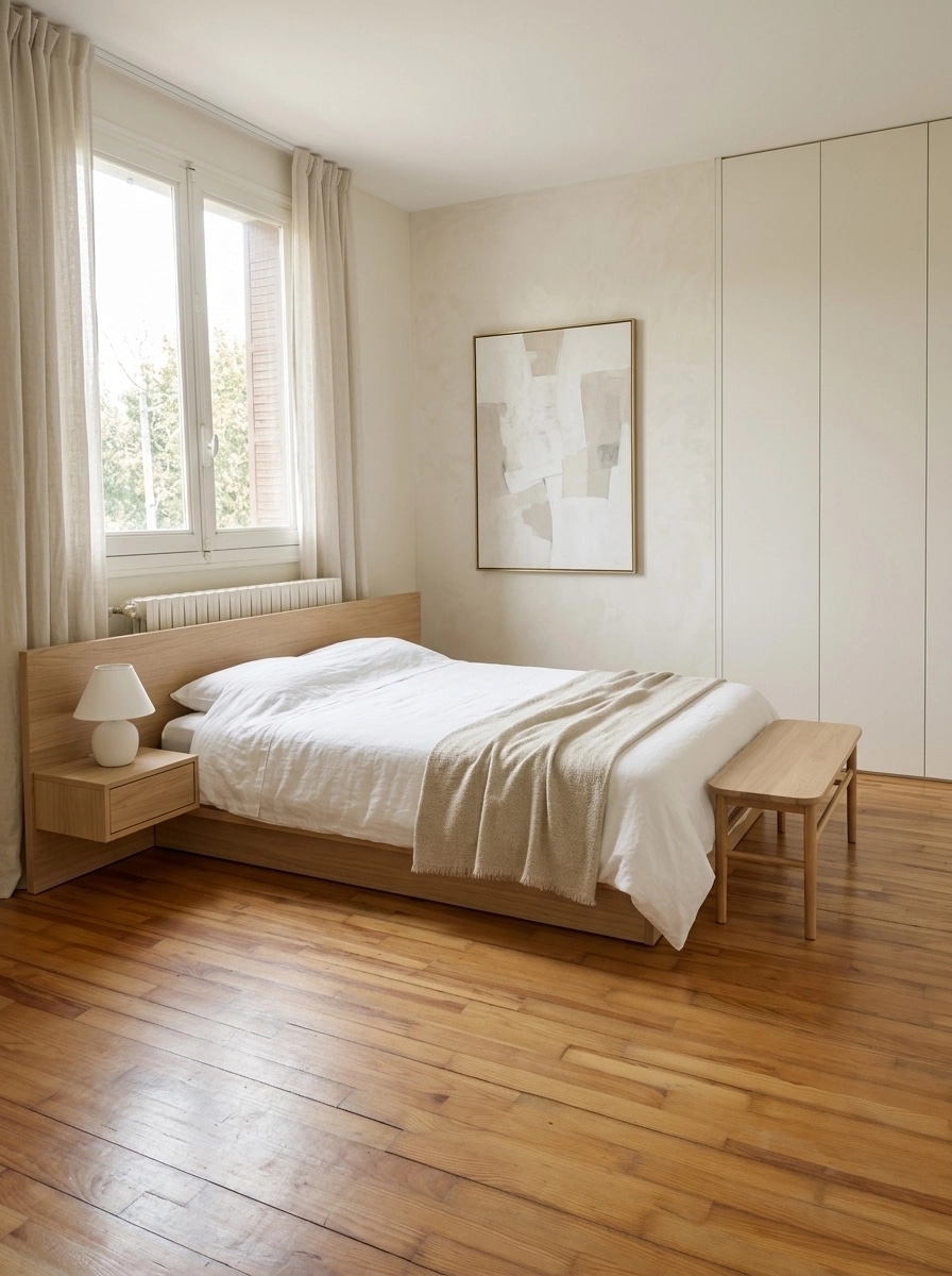 Minimalism Bedroom design — interior photo by GenRoom AI