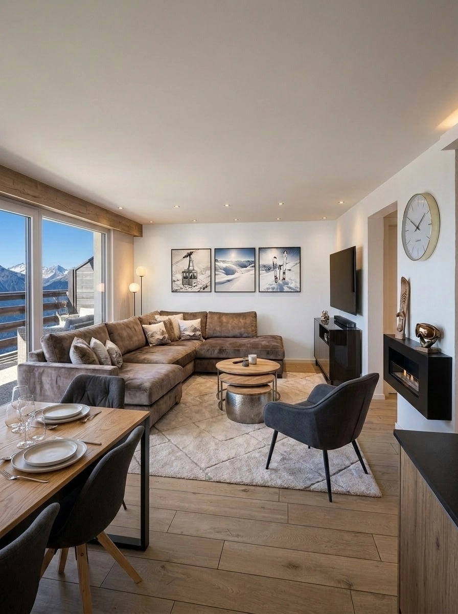 Interior design in Contemporary style — Living Room by GenRoom AI