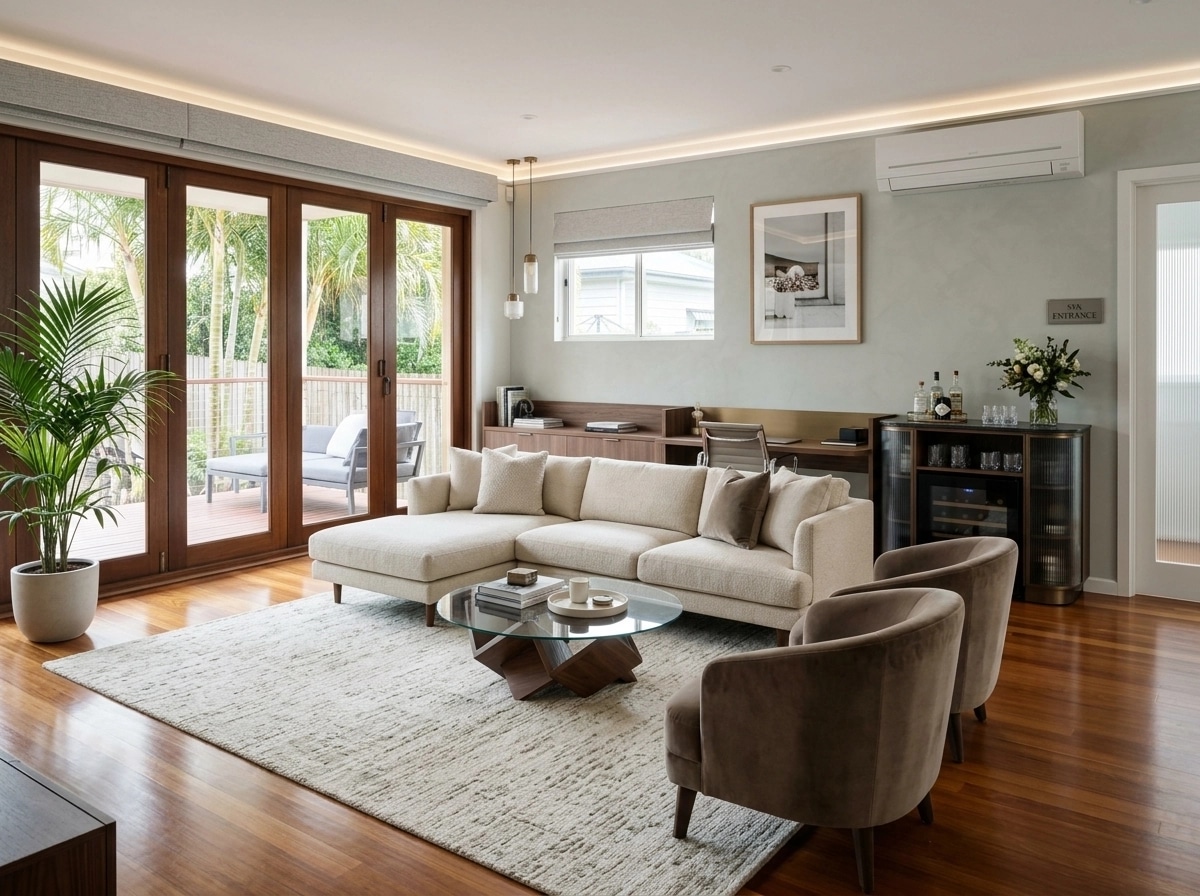 Interior design in Contemporary style — Living Room by GenRoom AI