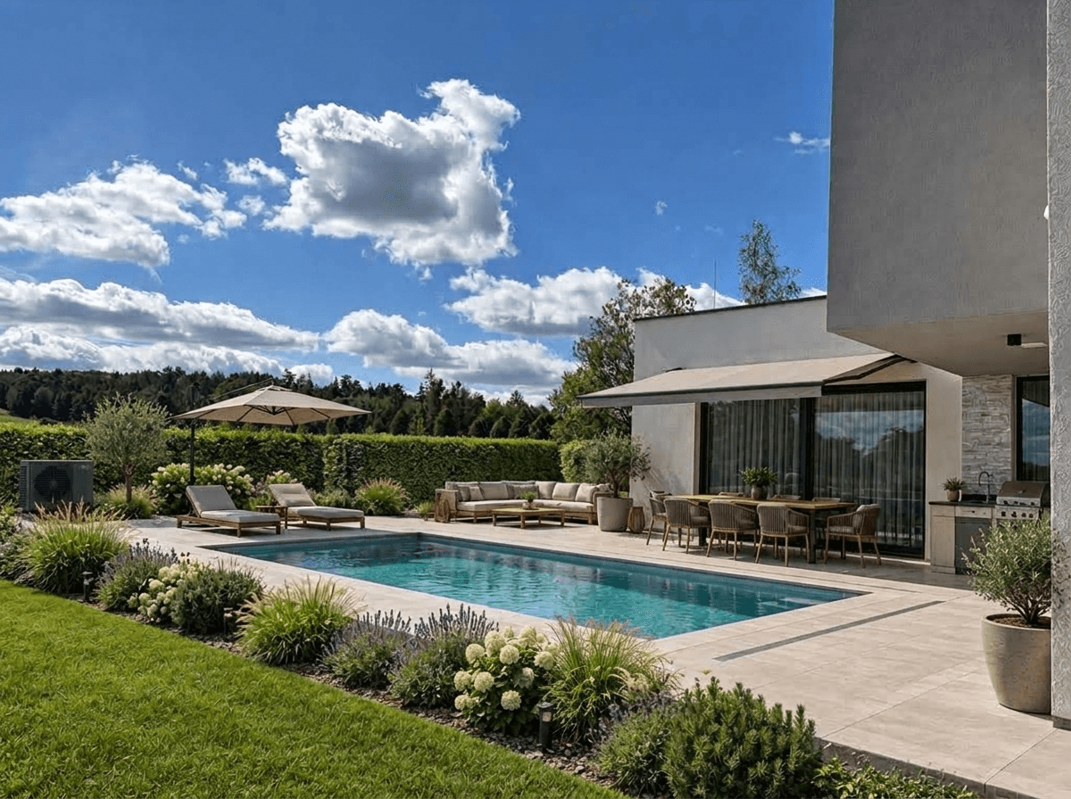 Yard design in no_style style — photo by GenRoom AI