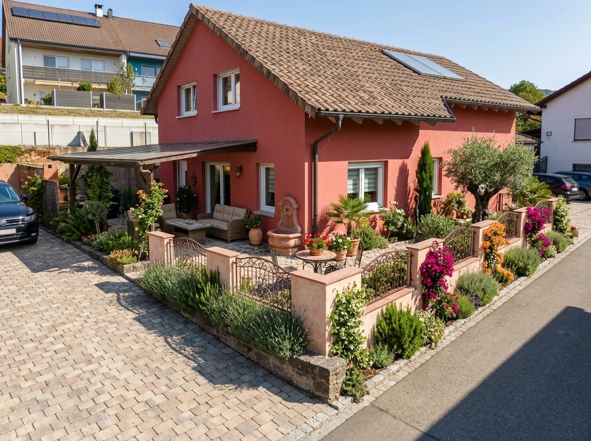 Mediterranean Yard Yard design — yard photo by GenRoom AI