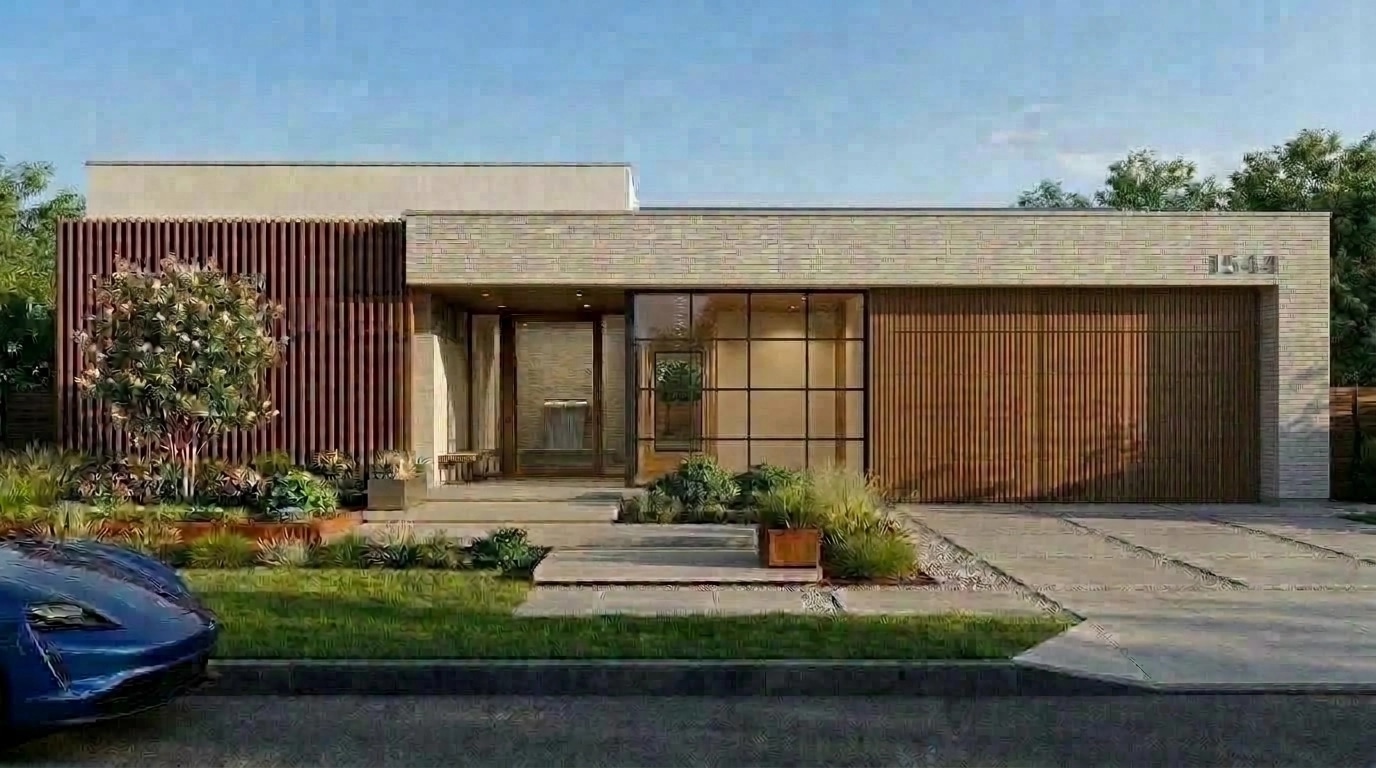 Contemporary Facade Facade design — facade photo by GenRoom AI
