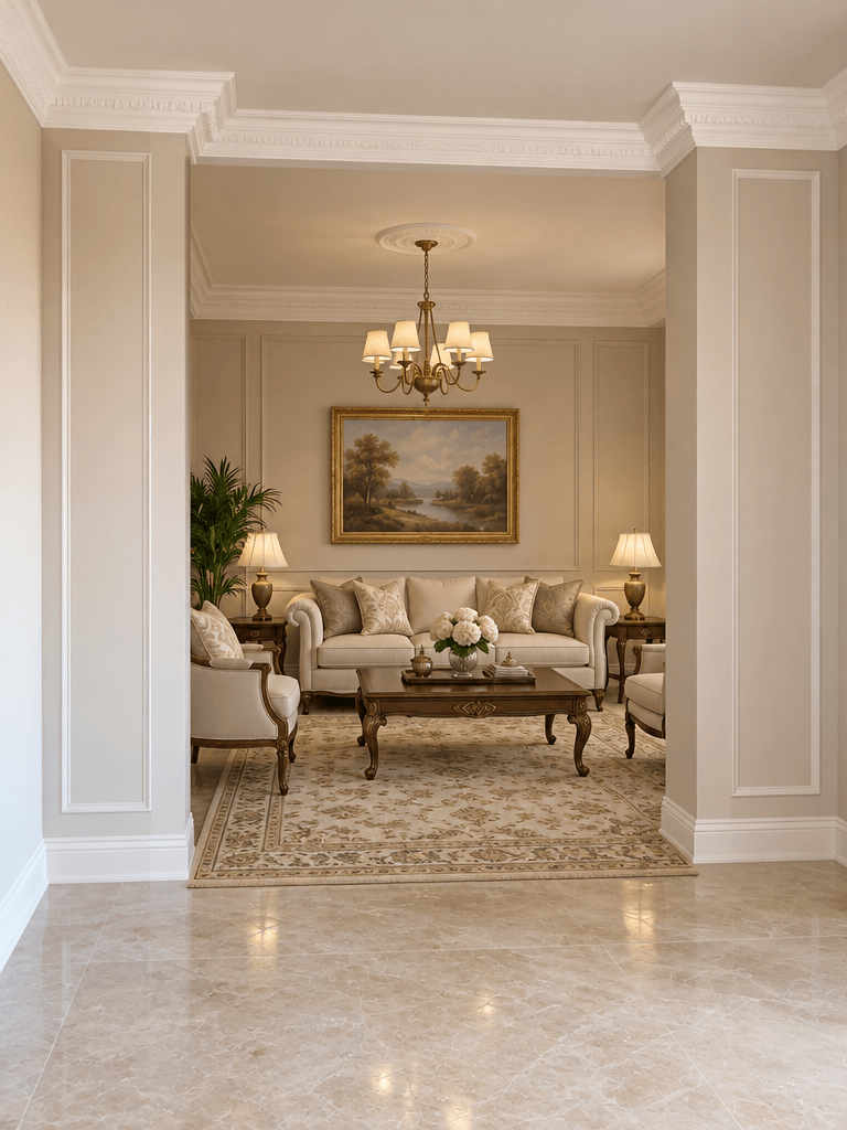 Classic Living Room design — interior photo by GenRoom AI