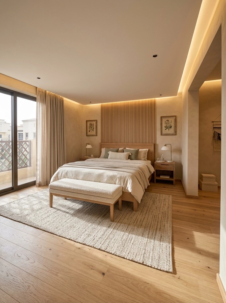 Interior design in Modern Farmhouse style — Bedroom by GenRoom AI