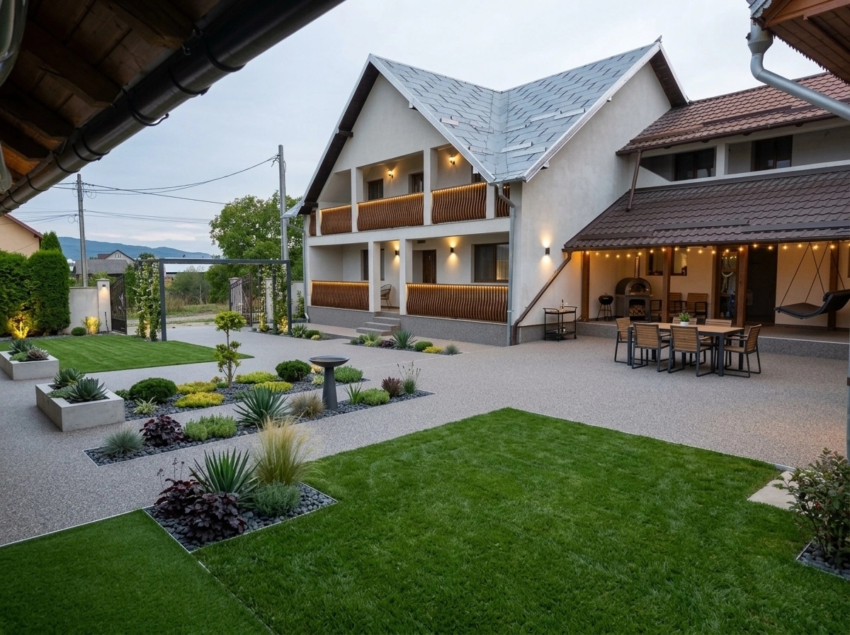 Landscape design in Contemporary Yard style — Yard by GenRoom AI