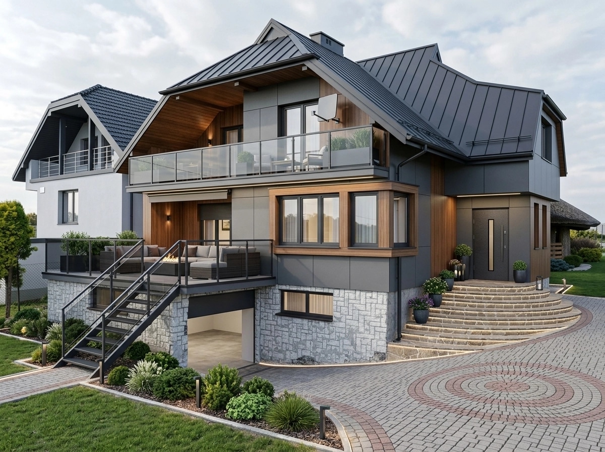 Contemporary Facade Facade design — facade photo by GenRoom AI