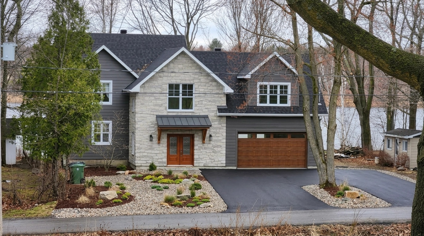 Facade design in Barnhouse Facade style — Facade by GenRoom AI