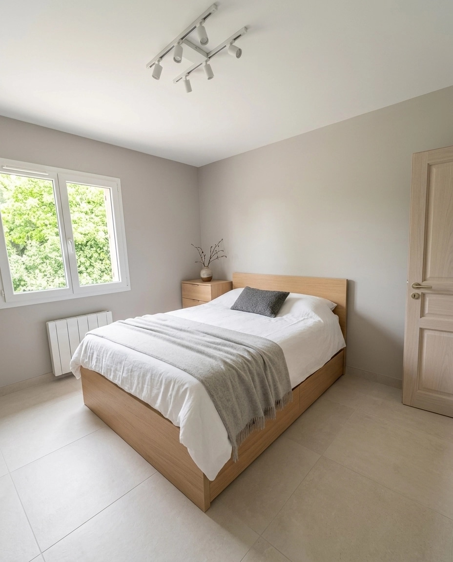 Minimalism Bedroom design — interior photo by GenRoom AI