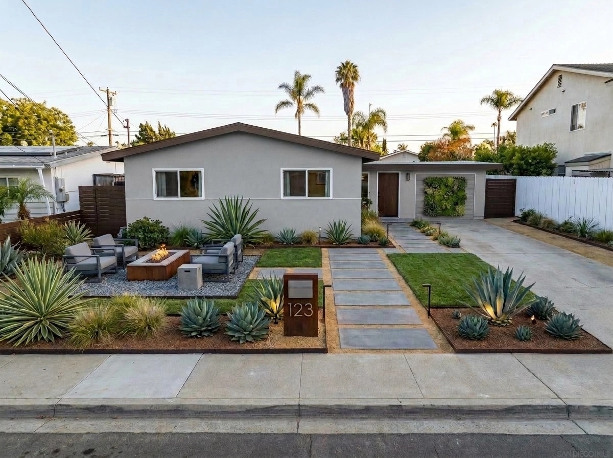 Landscape design in Contemporary Yard style — Yard by GenRoom AI