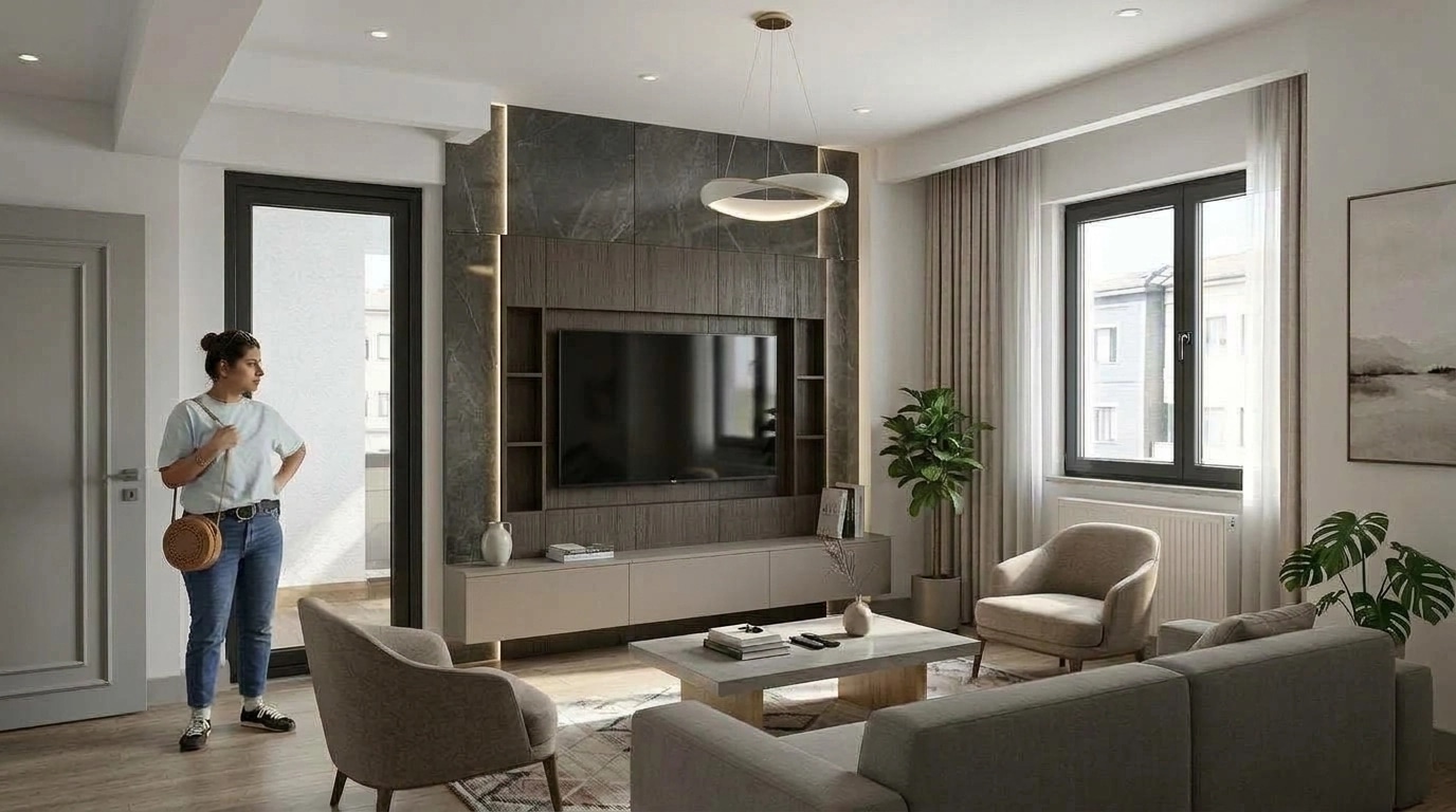 Interior design in Contemporary style — Living Room by GenRoom AI