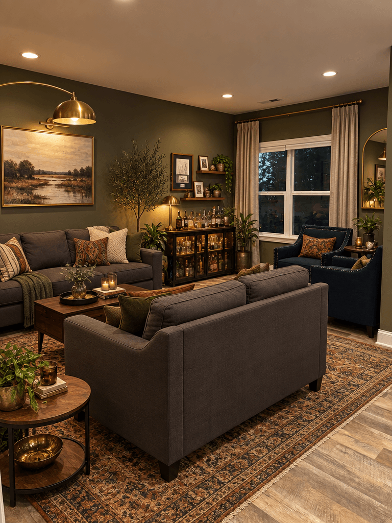 Design de interiores em estilo Bohemian — Sala de Estar por GenRoom AI