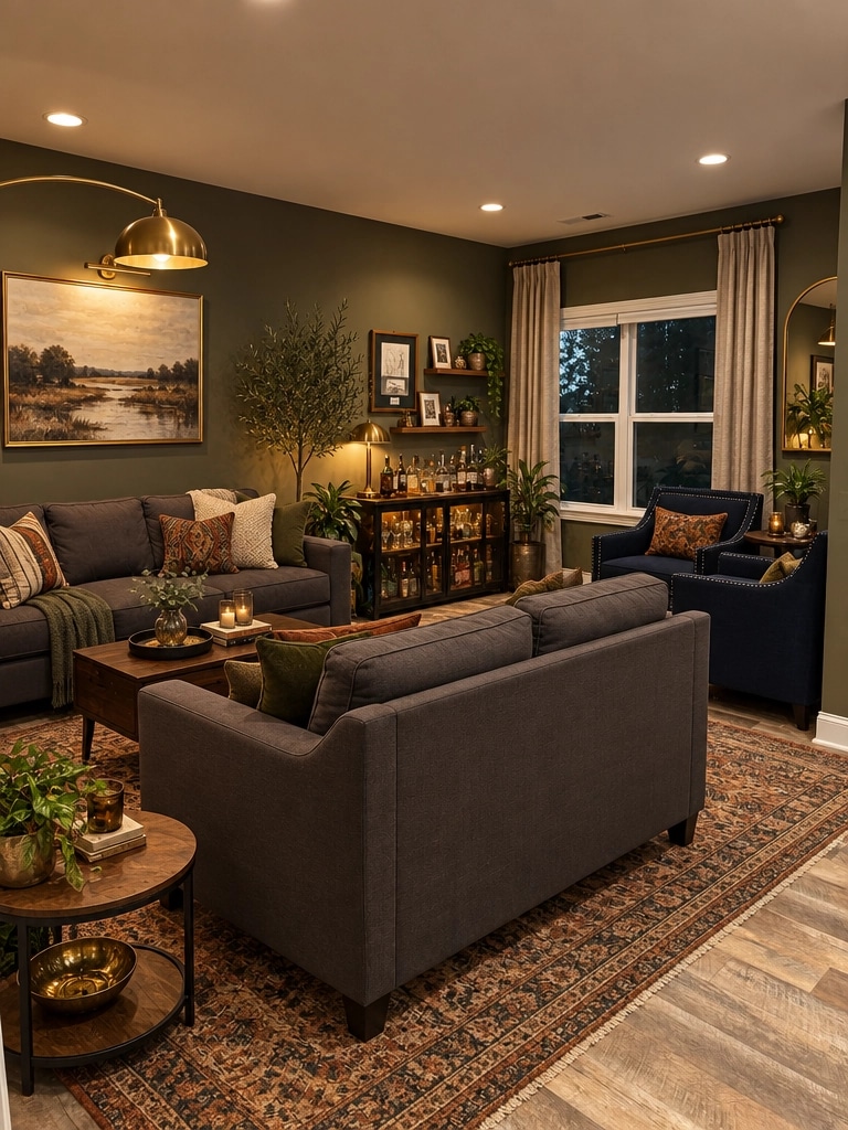 Interior design in Bohemian style — Living Room by GenRoom AI