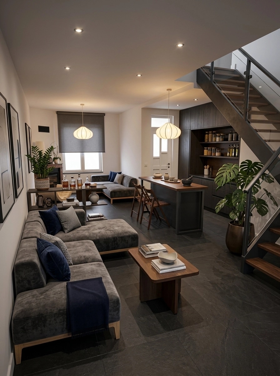 Interior design in Contemporary style — Living Room by GenRoom AI