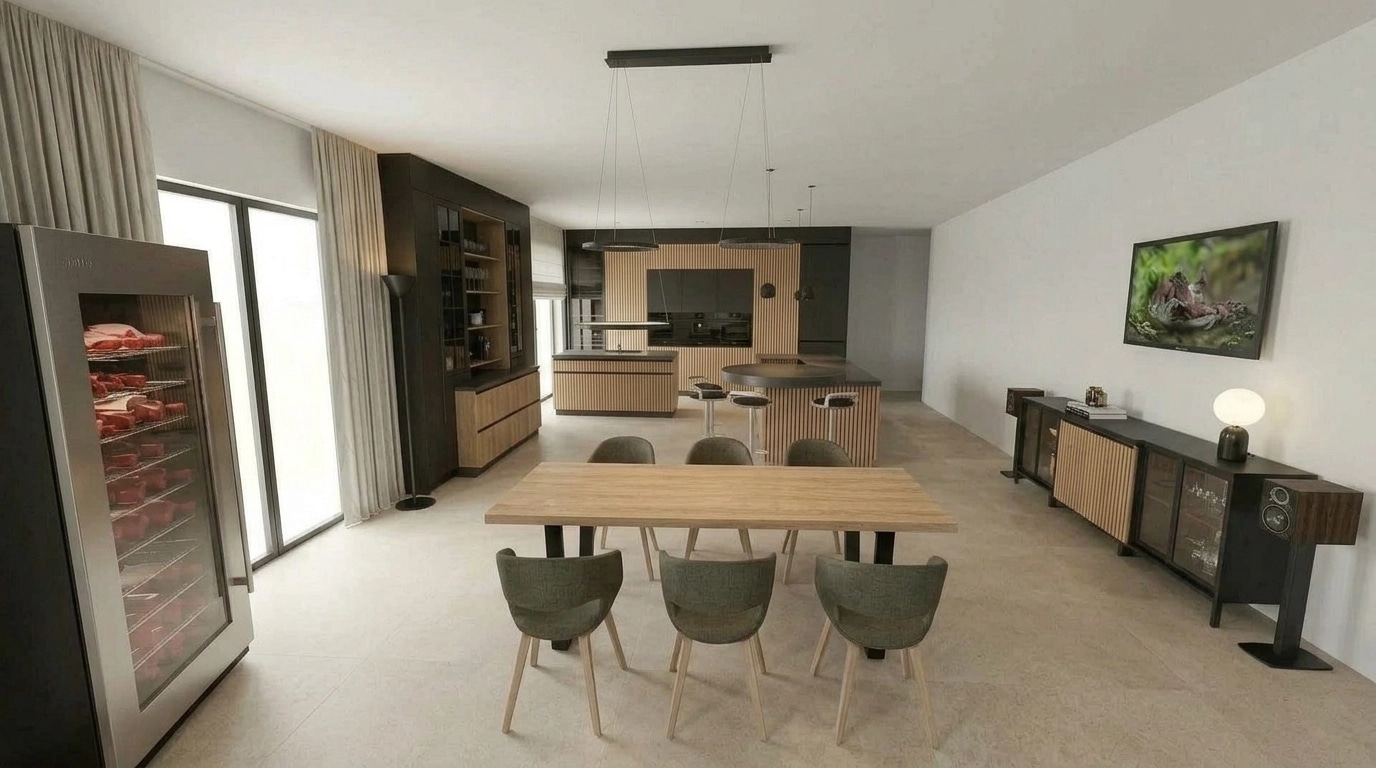 Kitchen interior in no_style style — photo by GenRoom AI