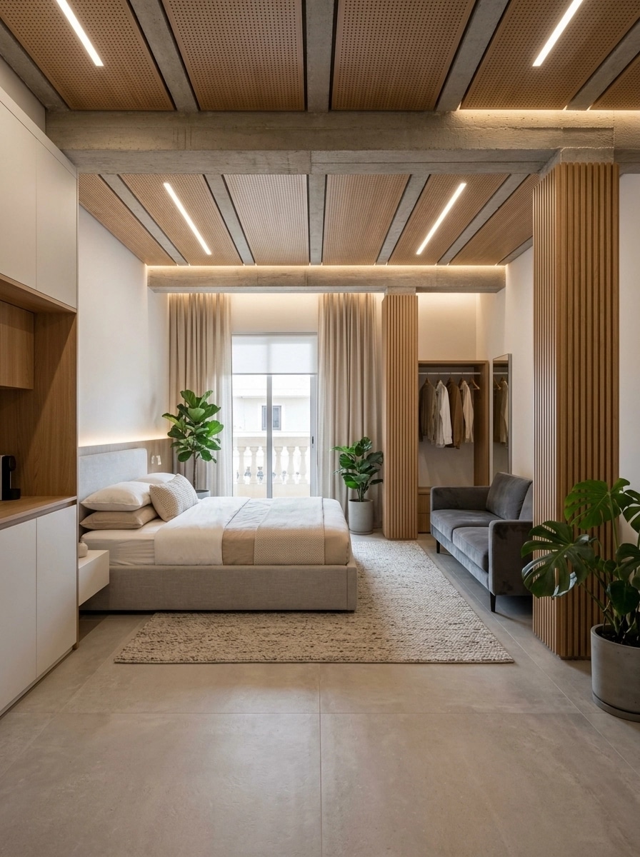 Minimalism Bedroom design — interior photo by GenRoom AI