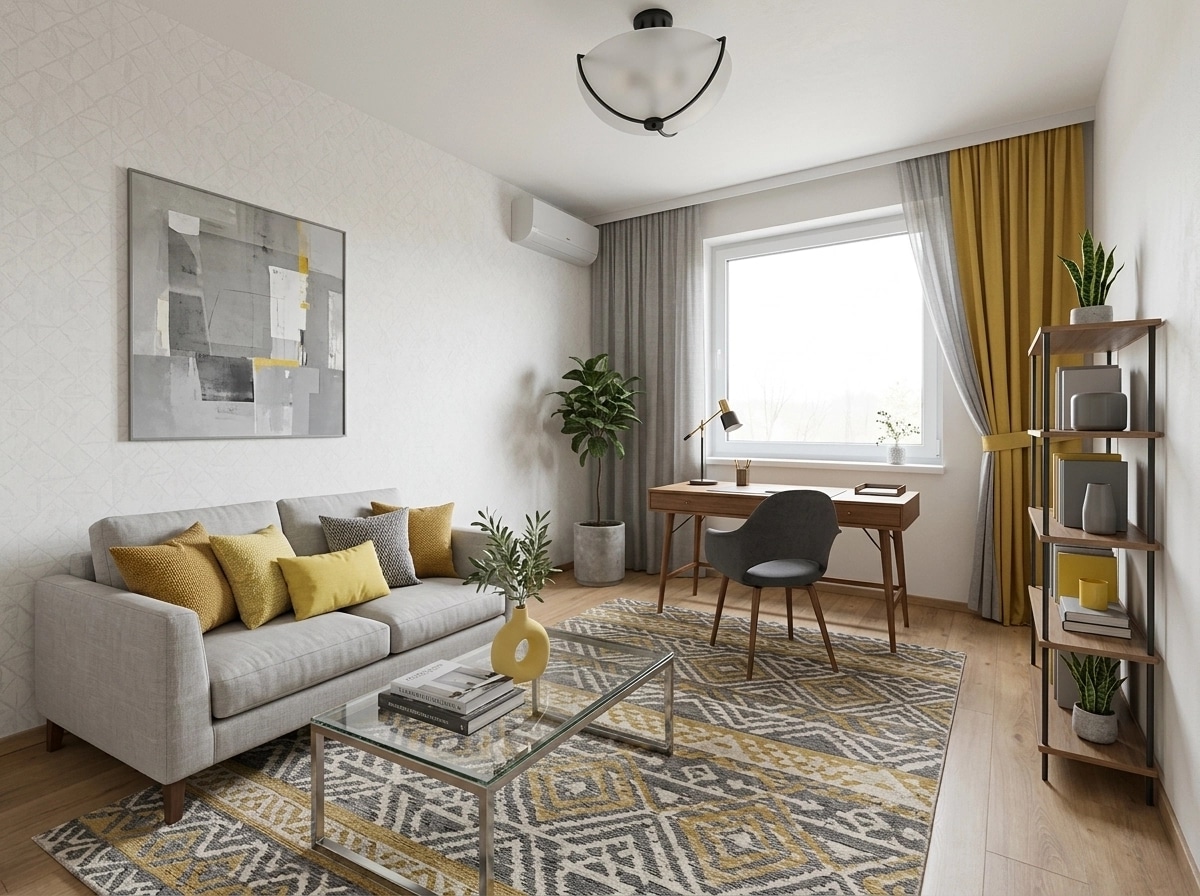 Office interior in no_style style — photo by GenRoom AI