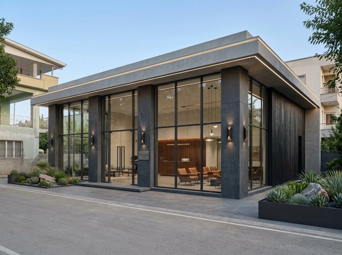 Contemporary Facade Facade design — facade photo by GenRoom AI