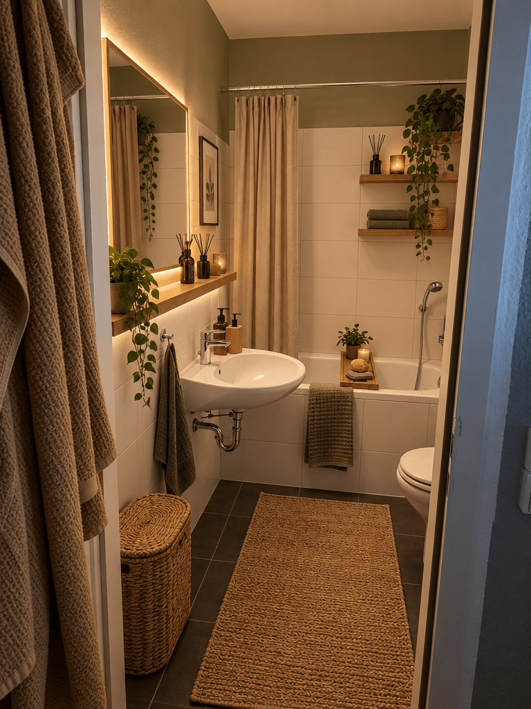 Bathroom interior in no_style style — photo by GenRoom AI