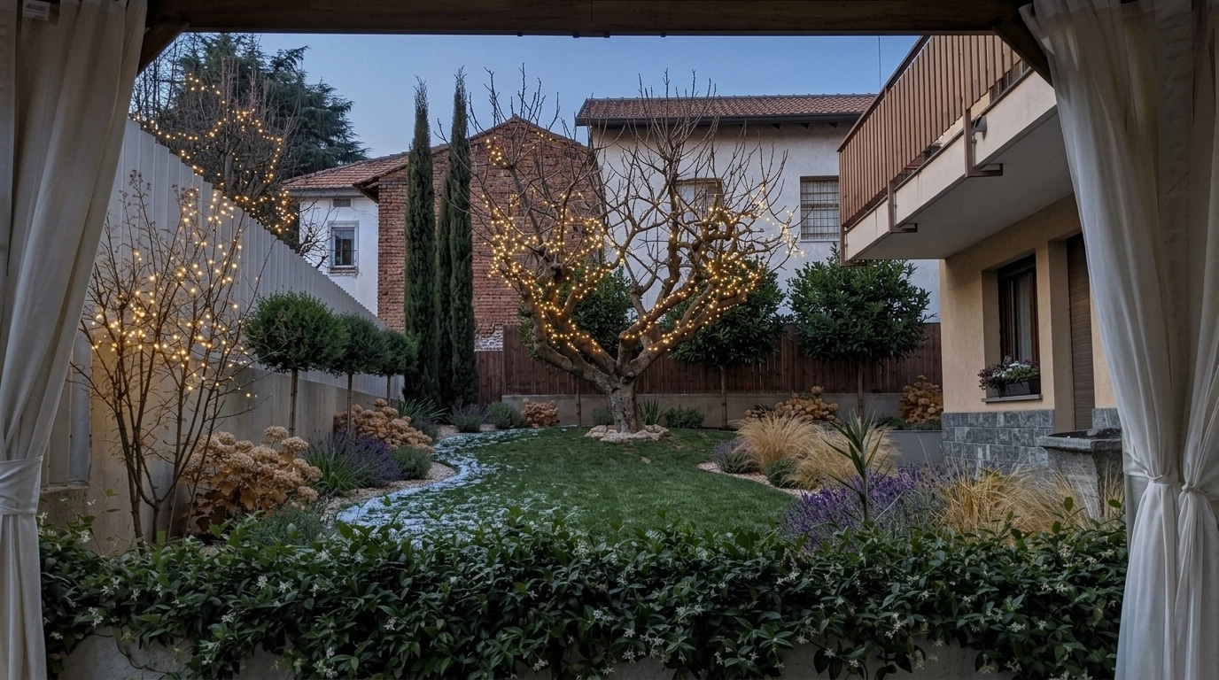 Yard design in no_style style — photo by GenRoom AI