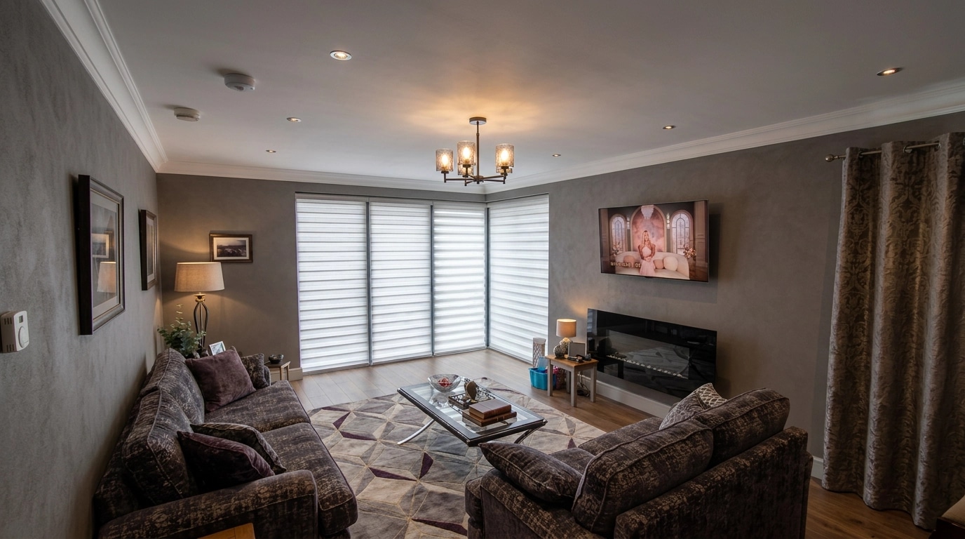Transitional Living Room design — interior photo by GenRoom AI