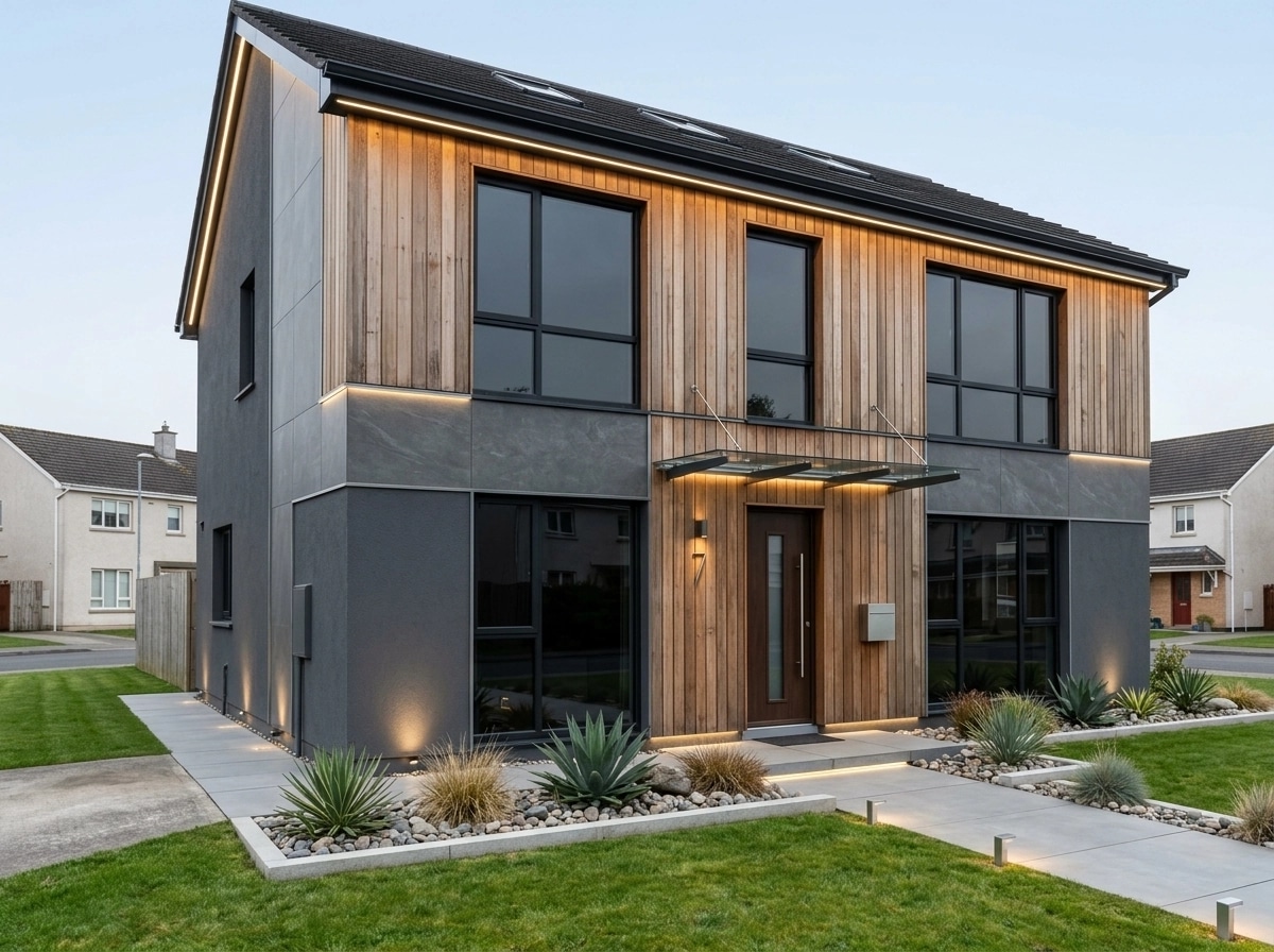 Contemporary Facade Facade design — facade photo by GenRoom AI