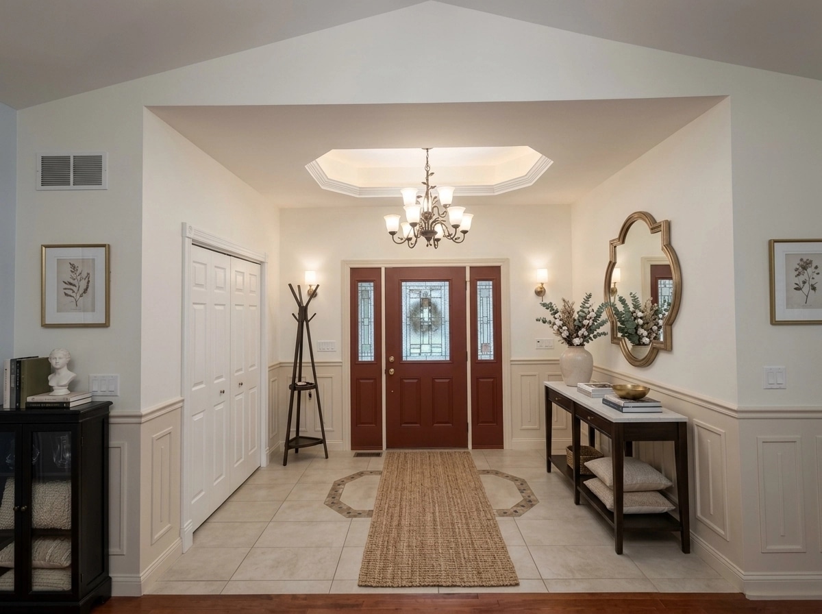 Hallway interior in Transitional style — photo by GenRoom AI
