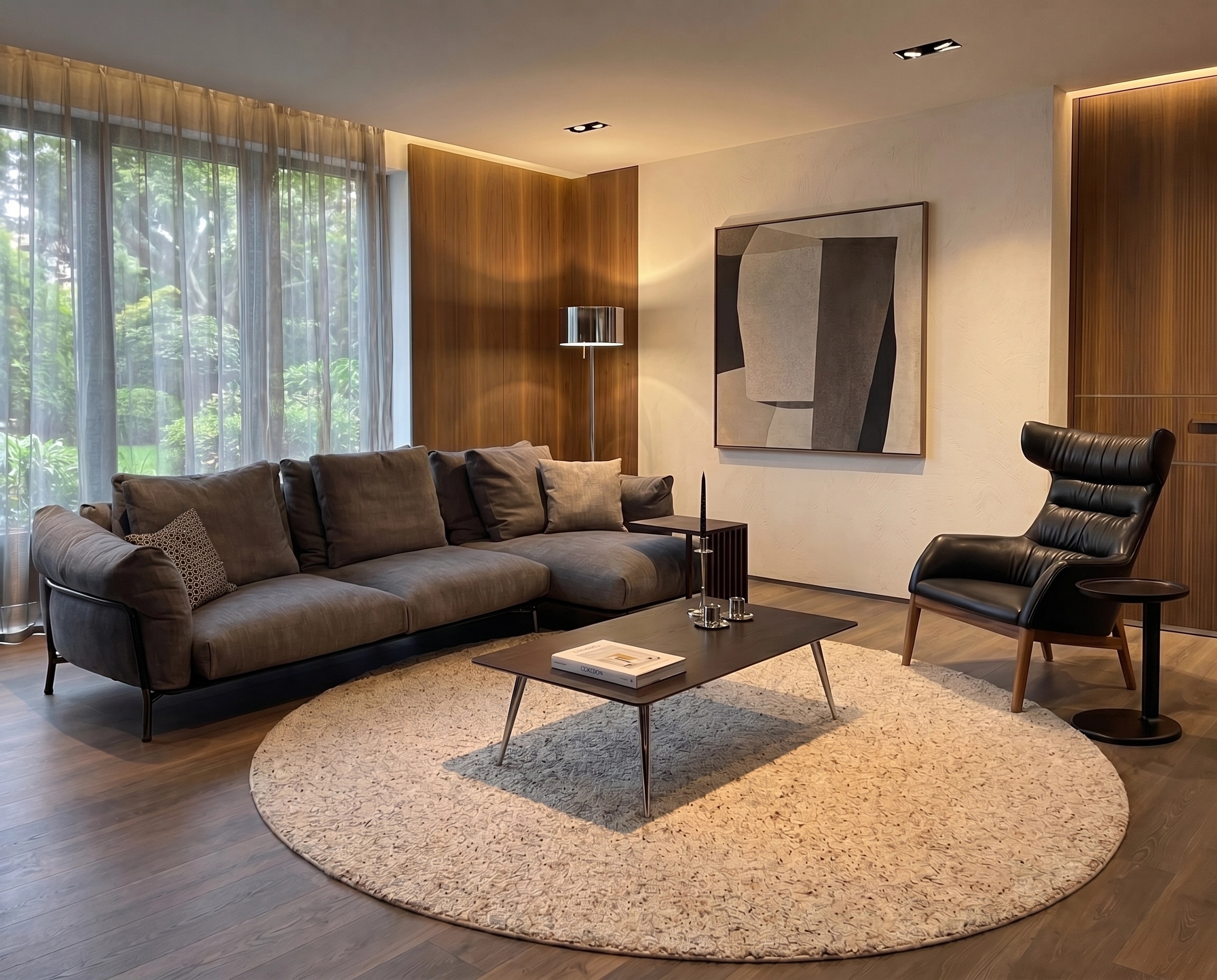 Interior design in Contemporary style — Living Room by GenRoom AI