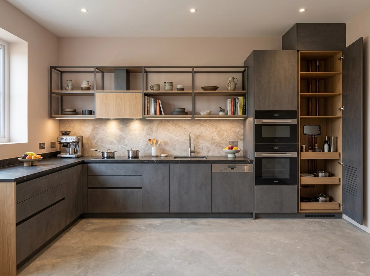 Kitchen interior in Contemporary style — photo by GenRoom AI