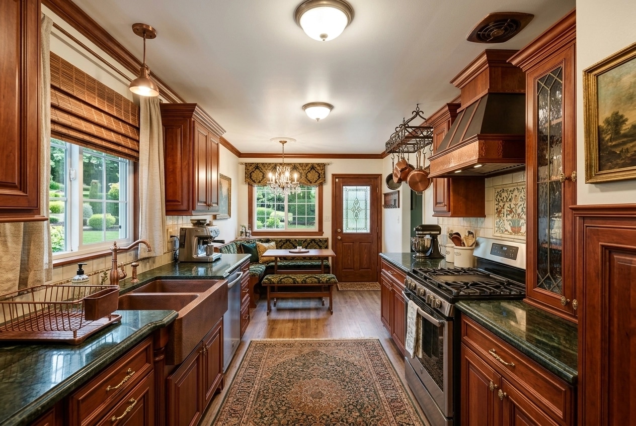 Kitchen interior in Classic style — photo by GenRoom AI