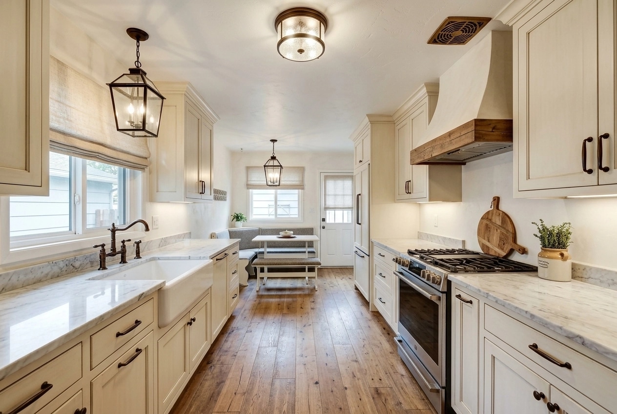 Modern Farmhouse Kitchen design — interior photo by GenRoom AI