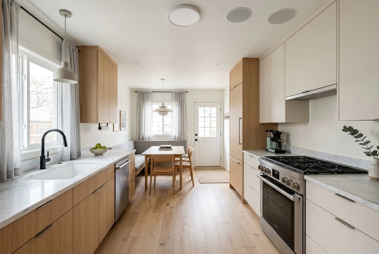 Scandinavian Kitchen design — interior photo by GenRoom AI