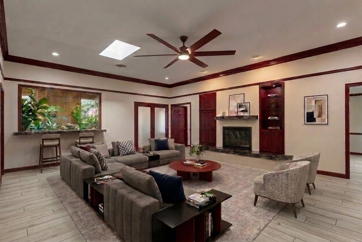 Interior design in Contemporary style — Living Room by GenRoom AI
