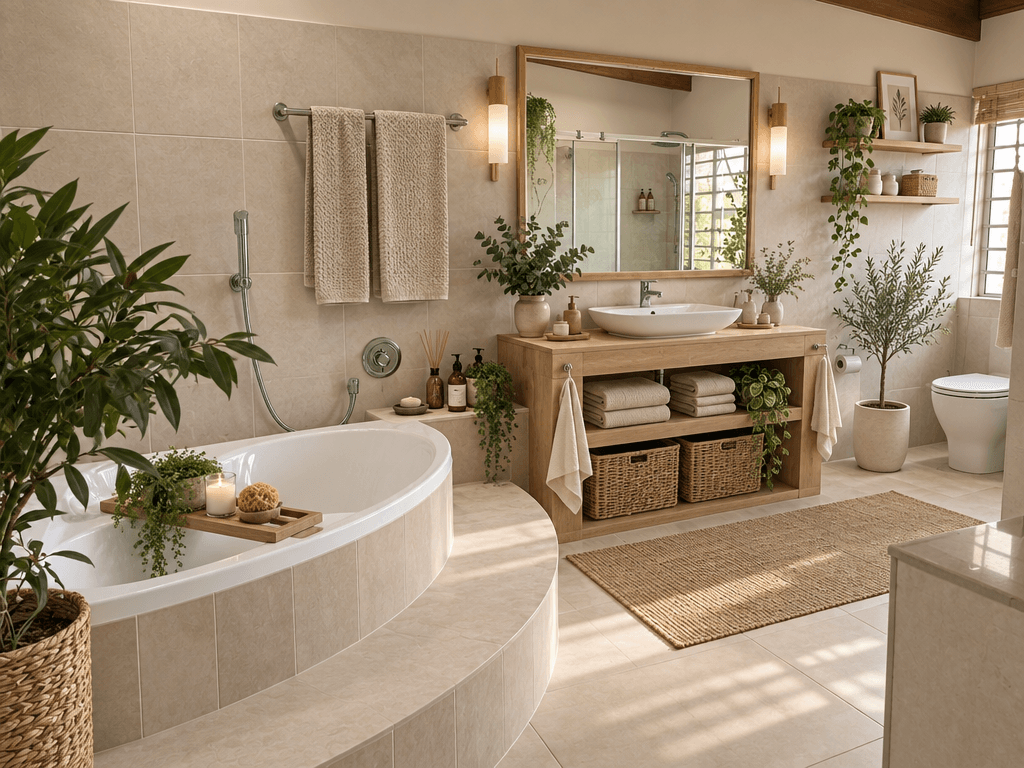Interior design in Scandinavian style — Bathroom by GenRoom AI