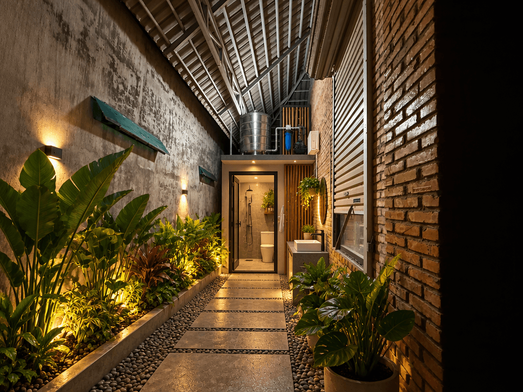 Yard design in no_style style — photo by GenRoom AI