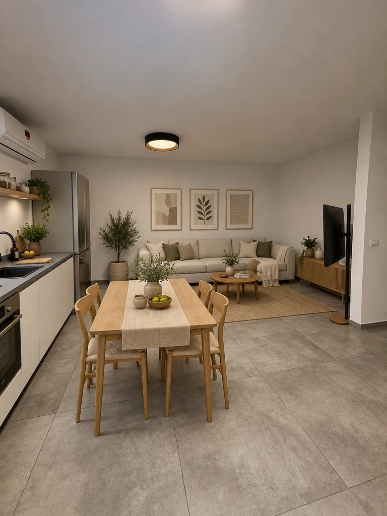 Interior design in Scandinavian style — Kitchen by GenRoom AI