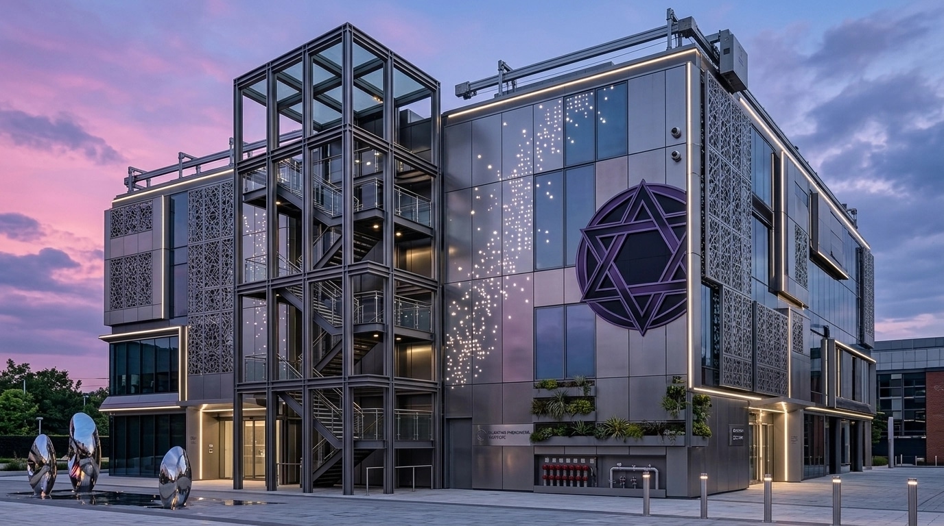 Hi-Tech Facade Facade design — facade photo by GenRoom AI