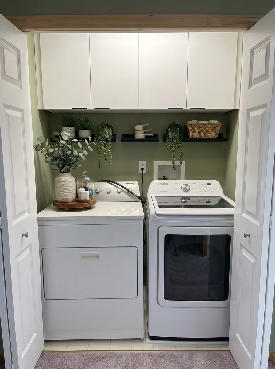 Interior design in Contemporary style — laundry by GenRoom AI