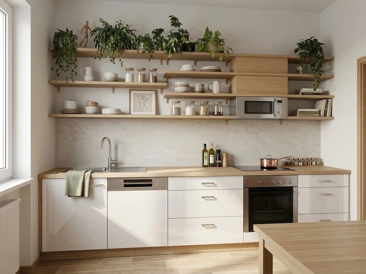 Interior design in Scandinavian style — Kitchen by GenRoom AI