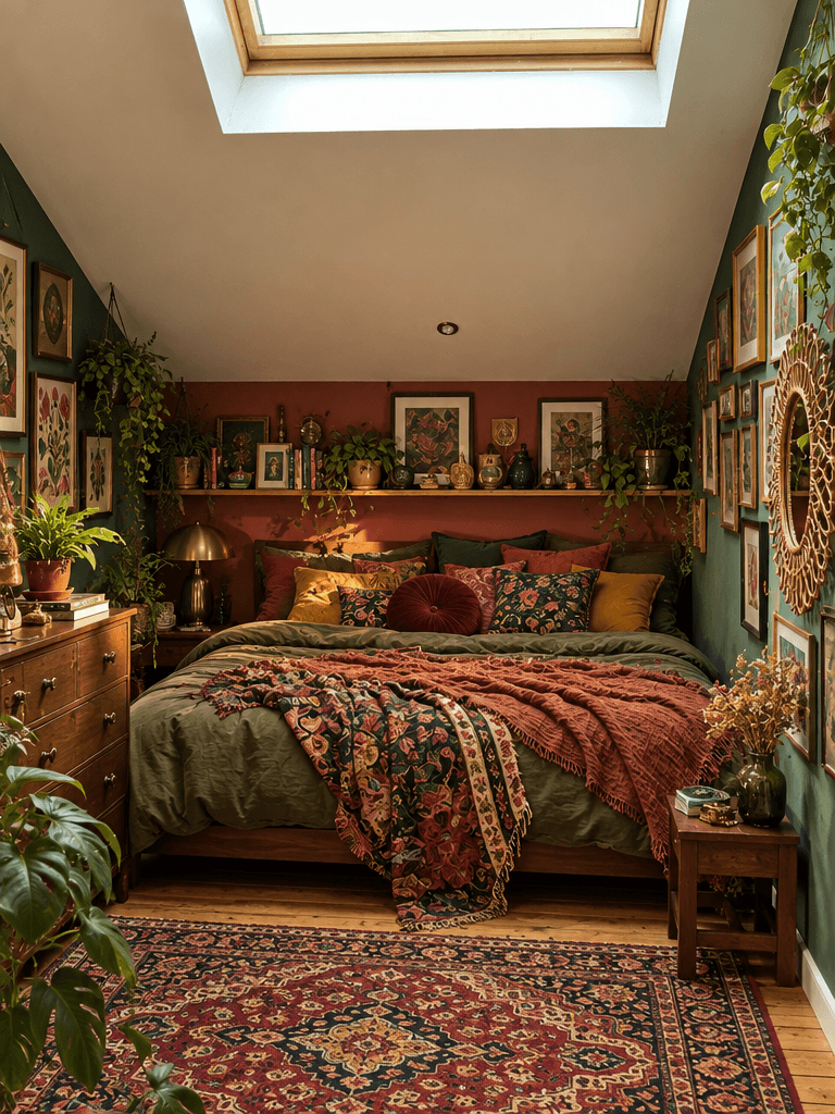 Maximalist Bedroom design — interior photo by GenRoom AI