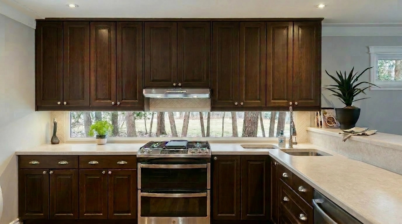 Modern Farmhouse Dapur design — interior photo by GenRoom AI