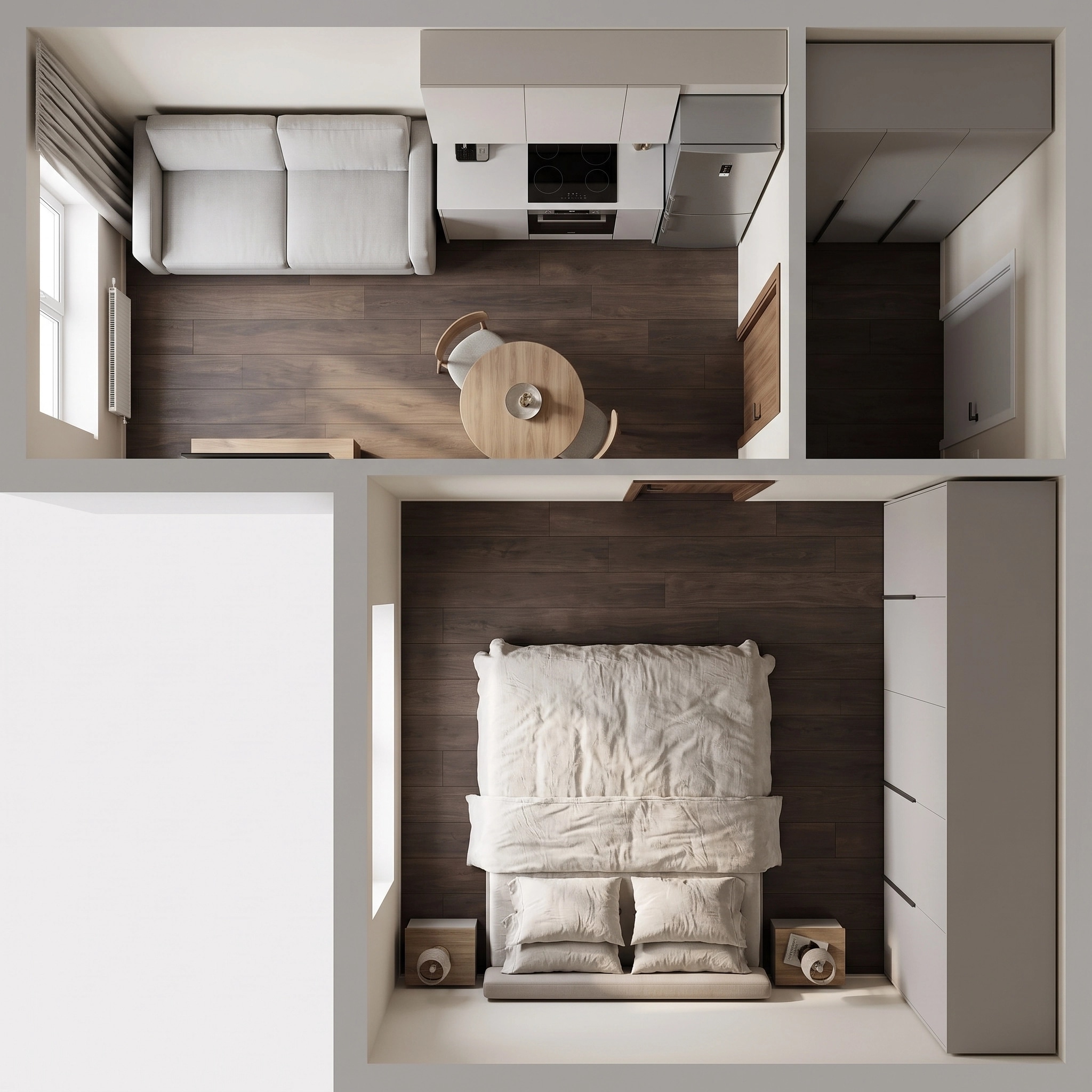 Interior design in Contemporary style — Living Room by GenRoom AI