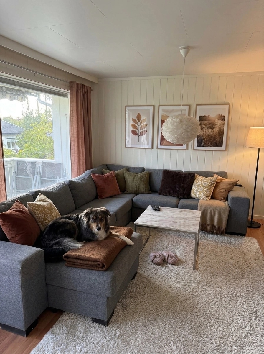 Scandinavian Living Room design — interior photo by GenRoom AI