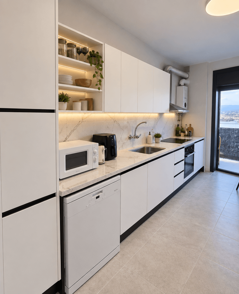Kitchen interior in no_style style — photo by GenRoom AI