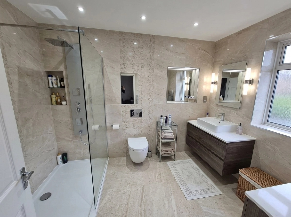 Bathroom interior in no_style style — photo by GenRoom AI