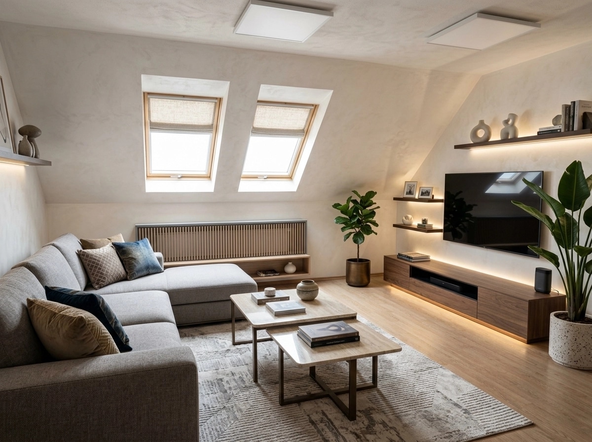 Interior design in Contemporary style — Living Room by GenRoom AI